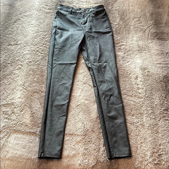 Faux Leather Black Skinny Pants ♠️ - Picture 1 of 4